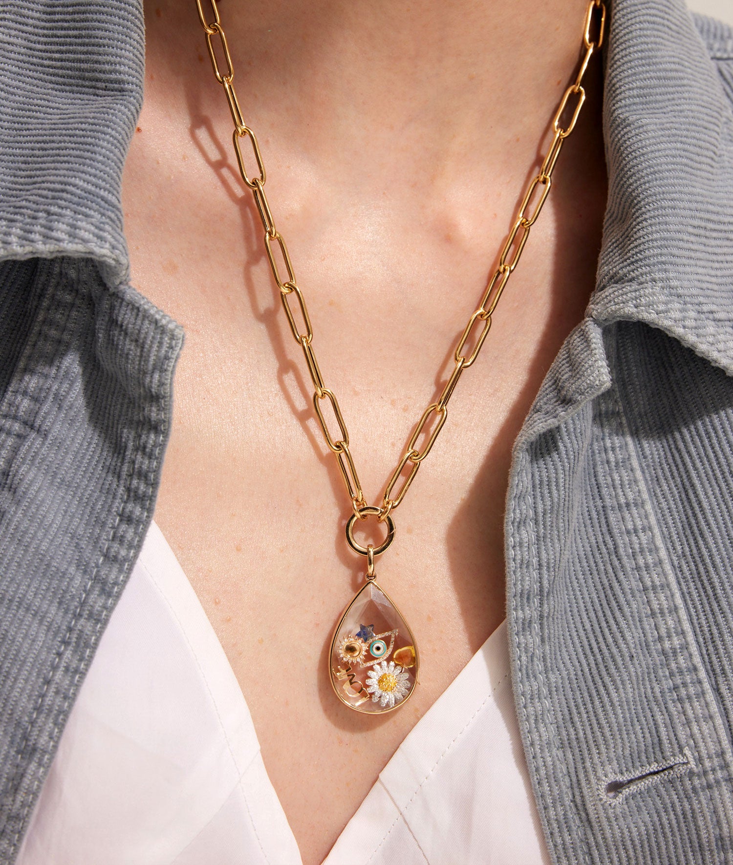 Gold Locket Chains | Chain Necklaces for Women | Loquet London