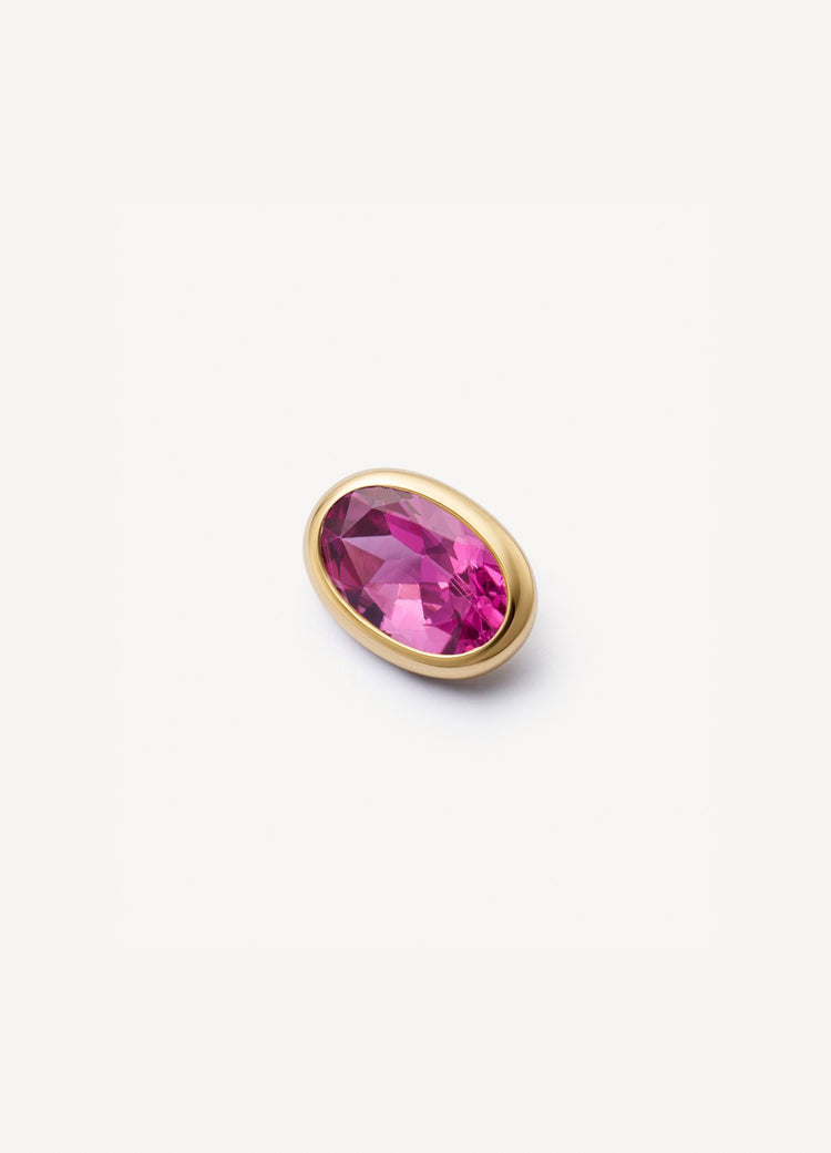 October Tourmaline Birthstone Charm