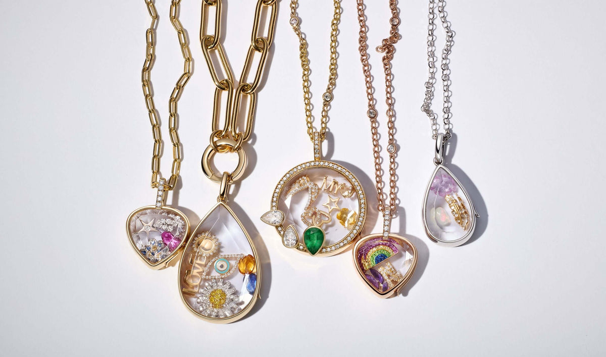Pear Locket Locket Necklace for Women | Loquet London