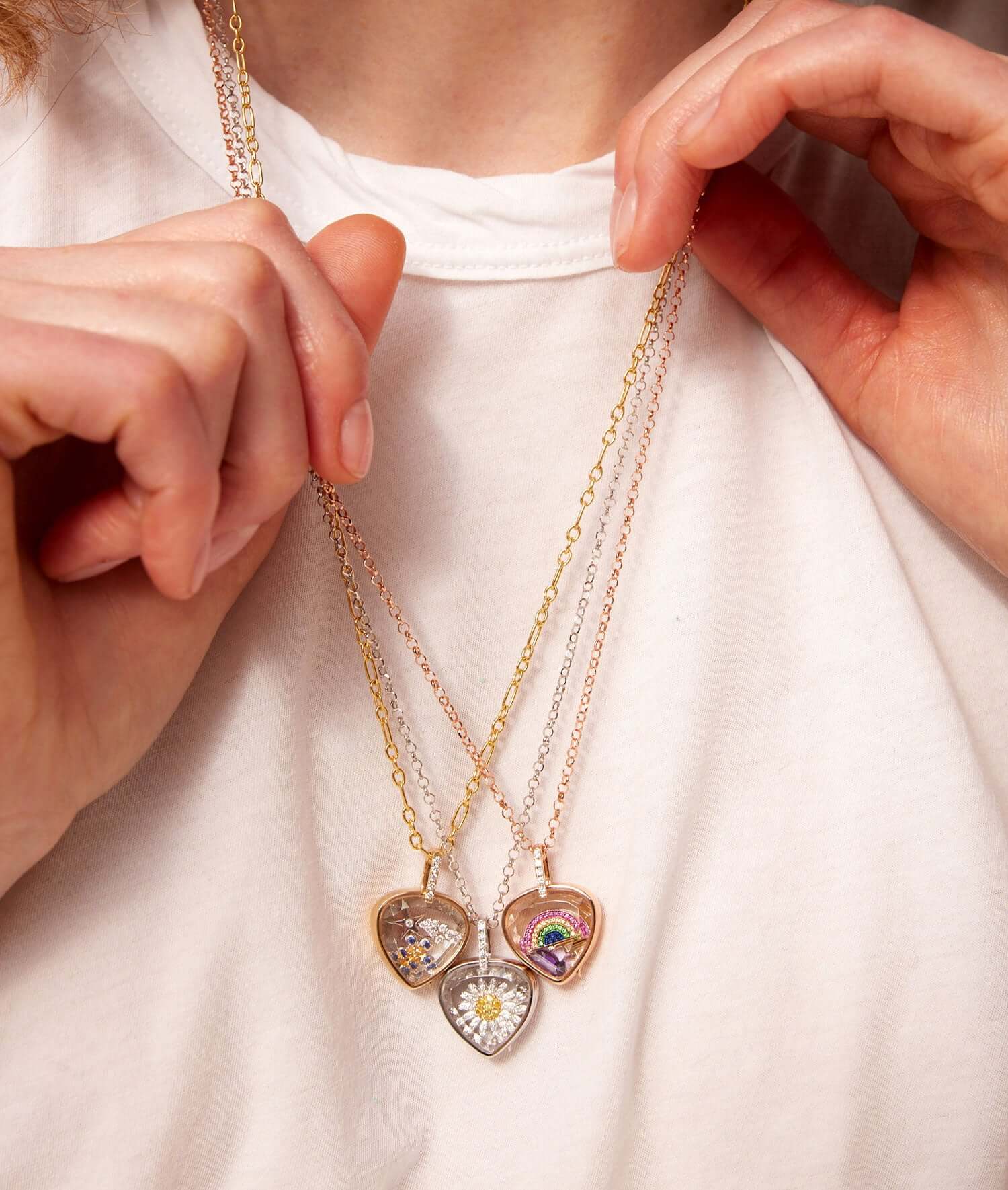 White Gold Lockets | Necklaces Lockets | Loquet London