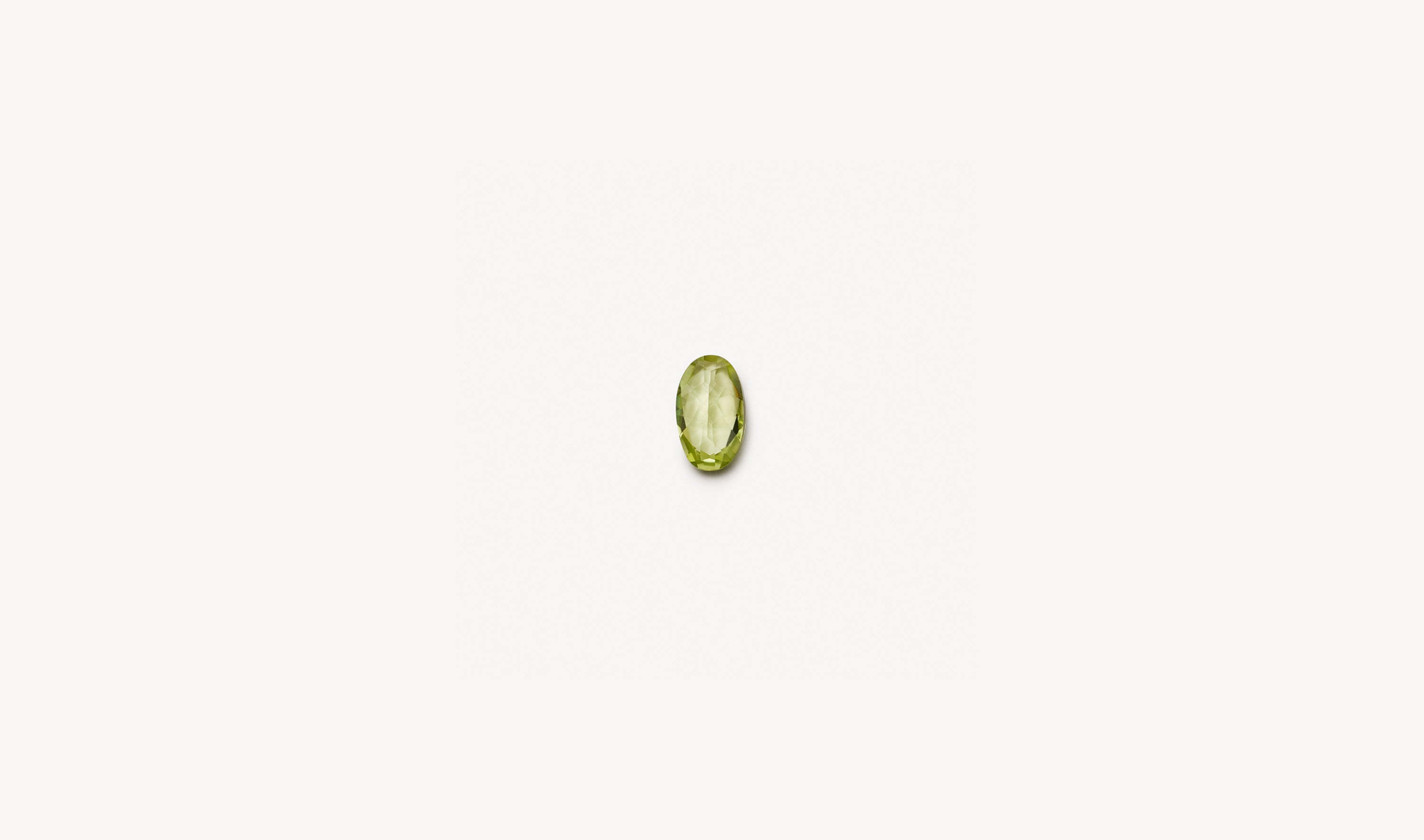 Peridot stone charm for locket pendant