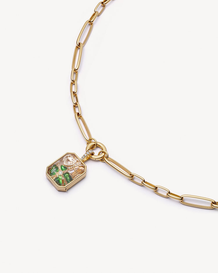 Renga Link 20 Inch Necklace 18k