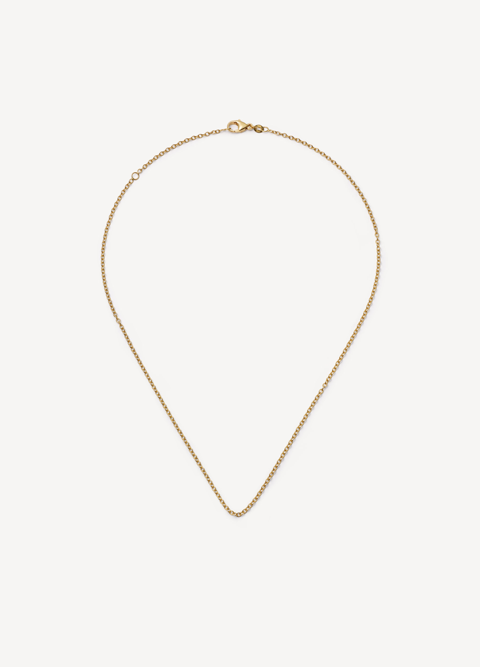 Quattro Baguette Locket 18K with Rolo Chain 16-18 Inch 18K