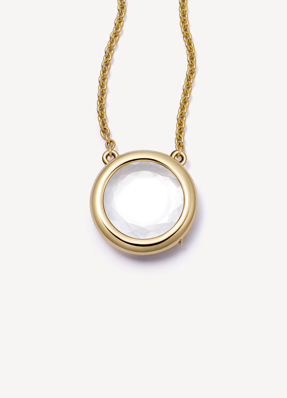 Round Pillow Locket 18k