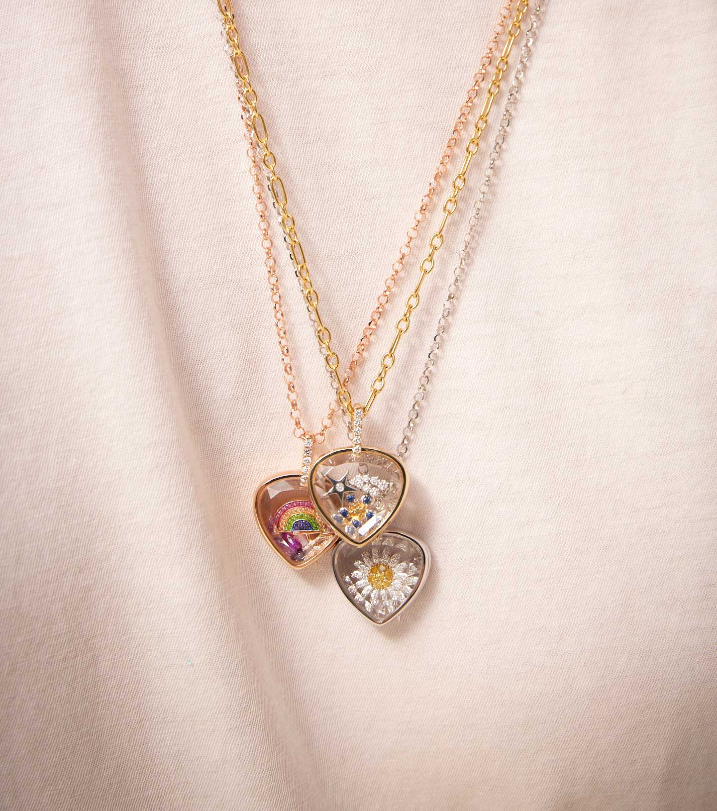 LOQUET LONDONネックレス　チャーム5点ケース付 ロケットロンドン LOQUET LONDONネックレス チャーム5点ケース付 ロケットロンドン