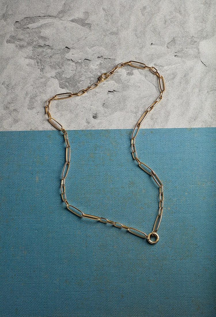 Renga Link 20 Inch Necklace 18k