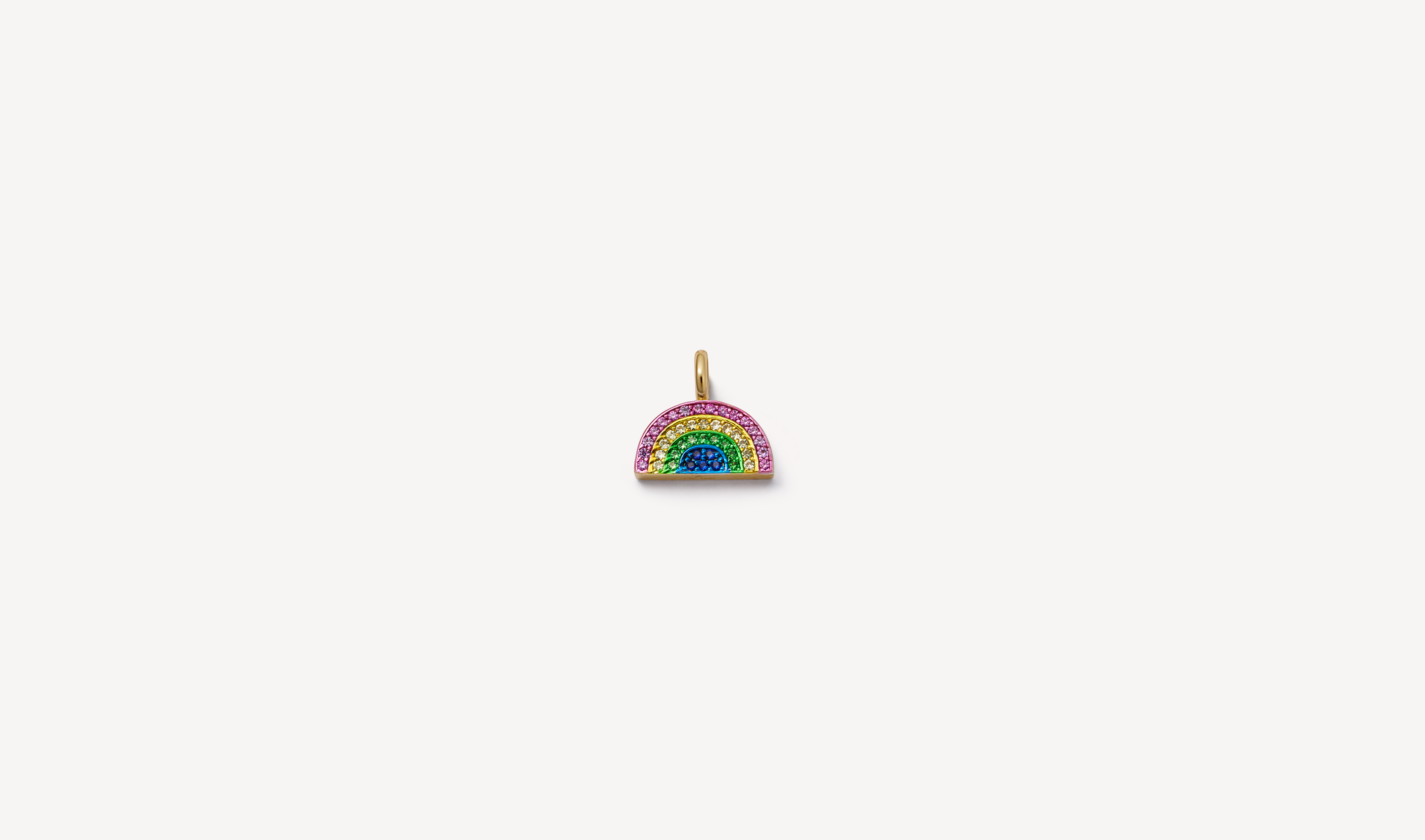 Sapphire Rainbow Pendant