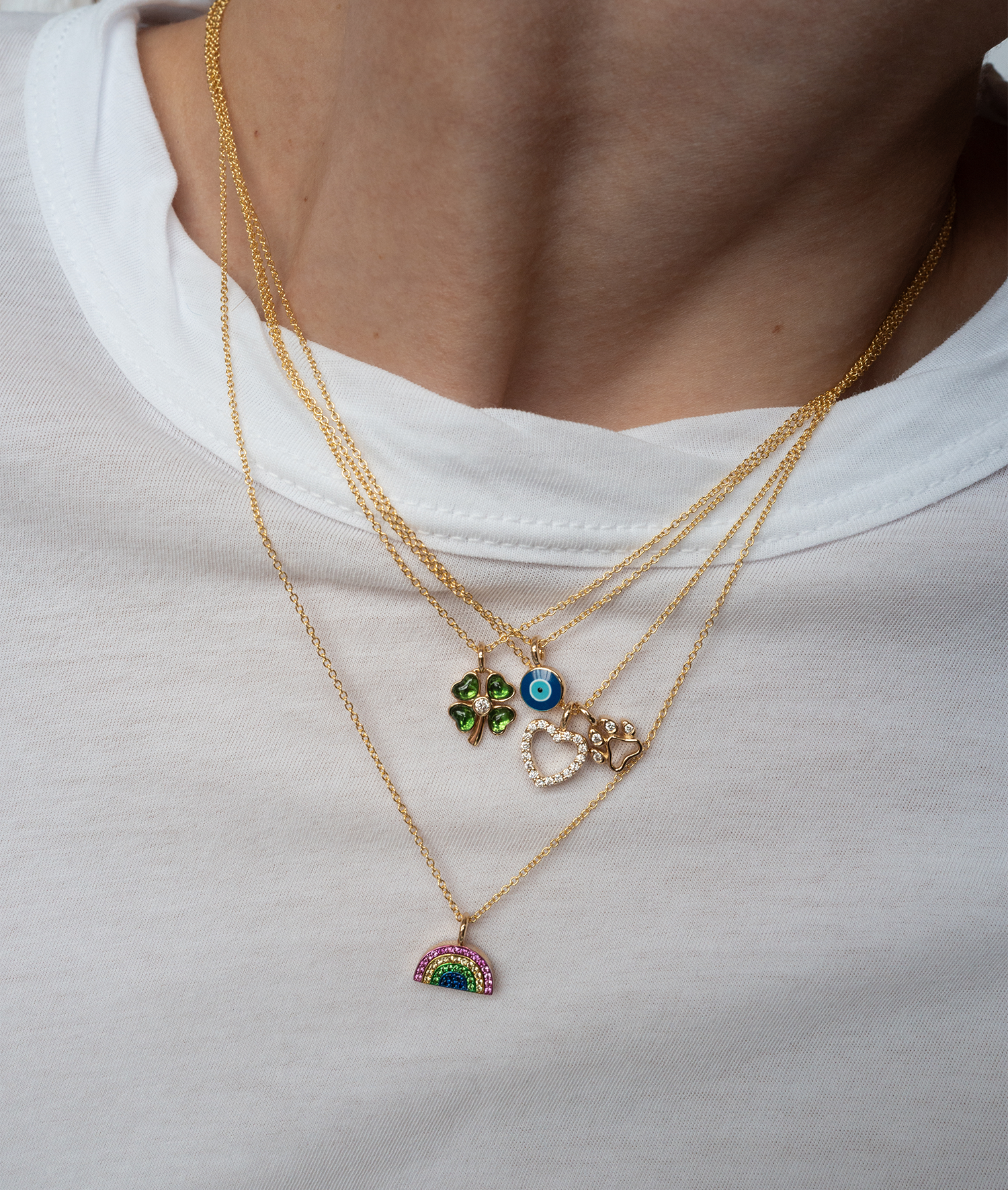 Heart Of Gold Pendant Necklace