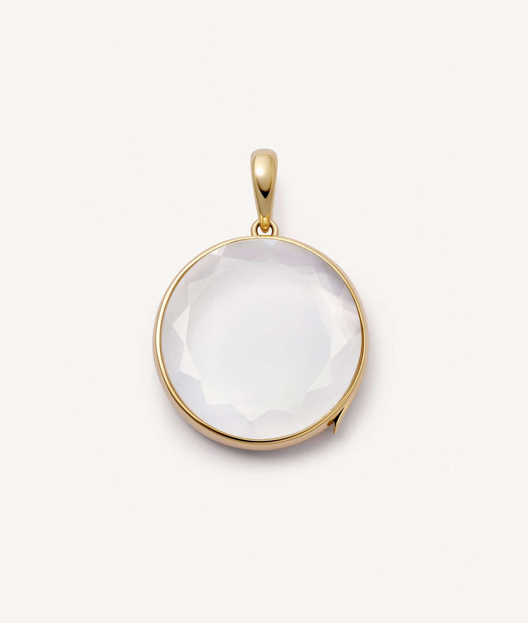 Large Round Gold Locket 18K – Loquet